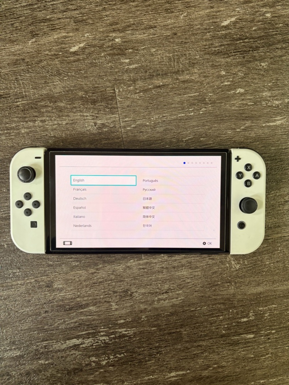 Nintendo Switch OLED White Joy‑Con Console in Pikachu case - Picture 2 of 5